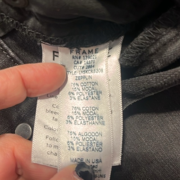 Frame black skinny Jean - Picture 4 of 9